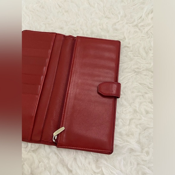 Loewe Anagram Embossed Wallet Red - Picture 8 of 15